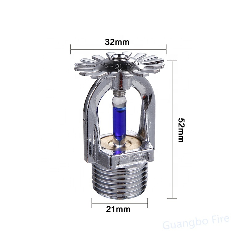 Hot-seling 141 Degrees Upright 1/2 Inch Pendent Fire Sprinkler Head Fire   Sprinkle System Fire Sprinkler Head