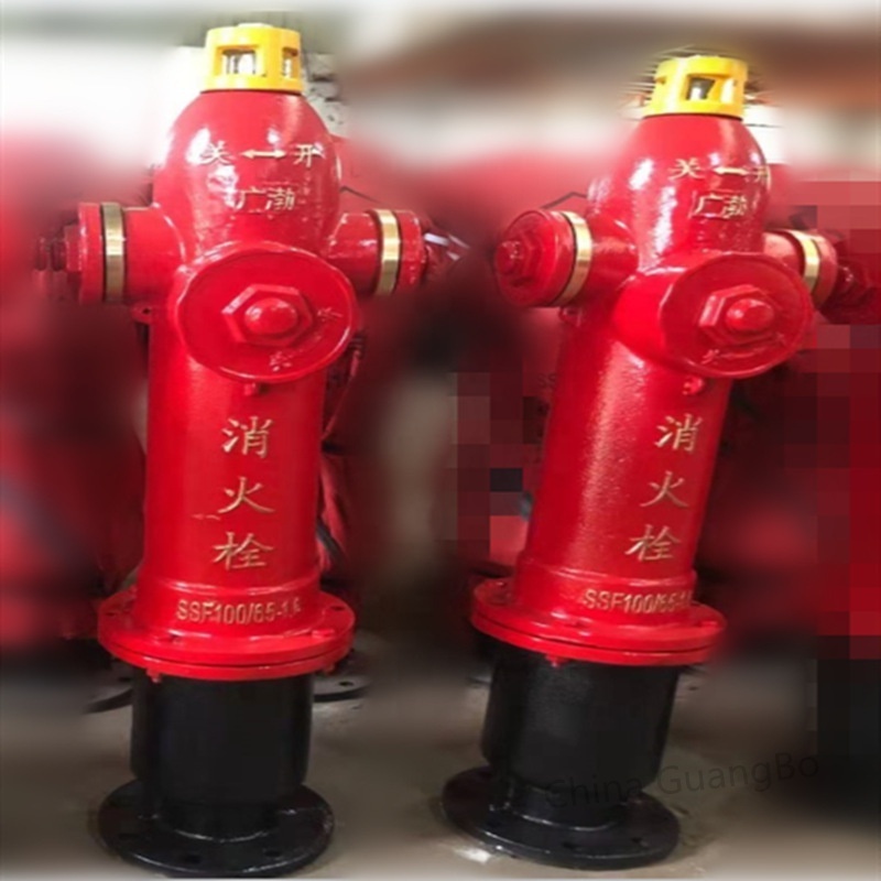 SSF100/65-1.6 Customized Anti Collision Pillar Post Fire hydrant Valve Used in Firefighting Protection Equipment