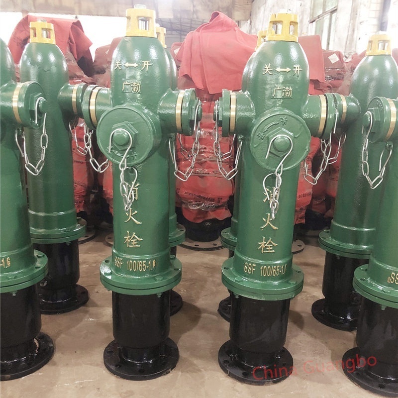 SSF100/65-1.6 Customized Anti Collision Pillar Post Fire hydrant Valve Used in Firefighting Protection Equipment