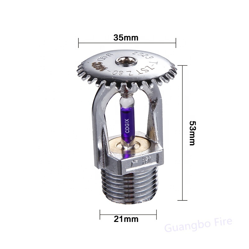 Hot saling Stainless Steel Dry Fire Sprinkler Length Pendent Installation Standard Response Fire Fighting Protection