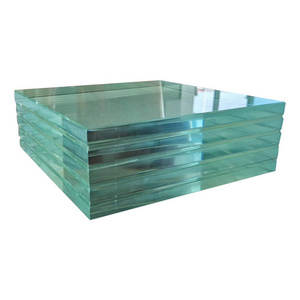 Customised 12mm toughened safety laminated glass panels for balcony floor enclosuresClear double triple laminated tempered glass