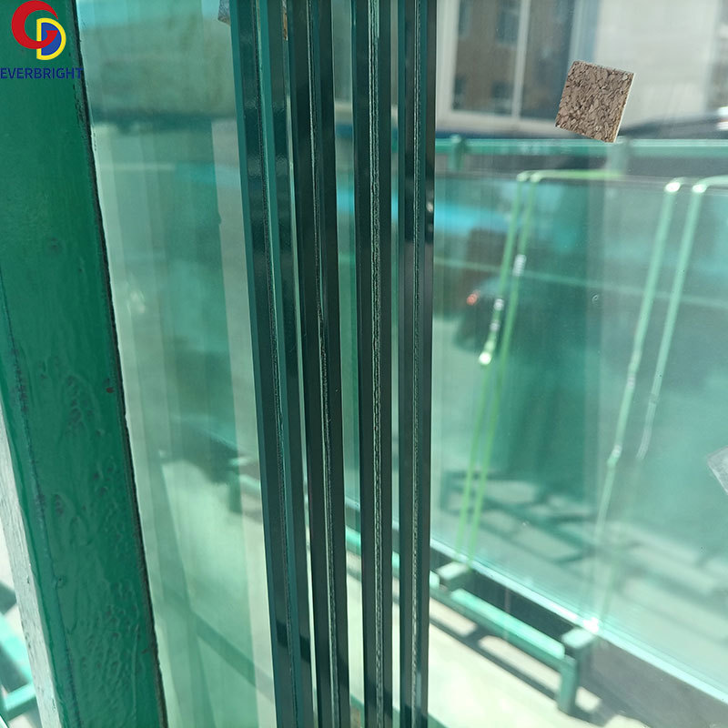 Hot Sale 6.38mm Toughened Glass Tempered Safety Laminated Pvb Laminated Glass For Mall