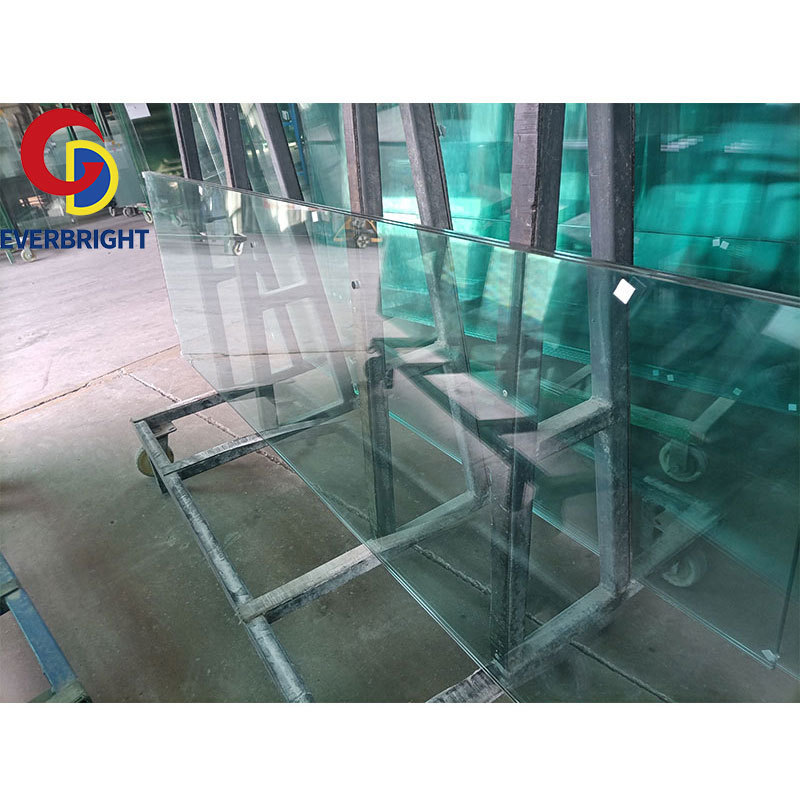 Clear Glass Low Iron Bulletproof Glass Flat Solid for Office Building 3mm-12mm Ultra White Extra White Small Bathroom Window