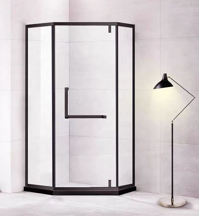 Latest Framed Tempered Glass Shower Room With Silding Shower Door