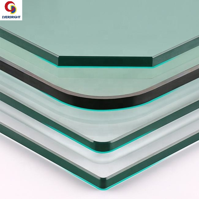 Clear float tempered glass 4mm 5mm 6mm 10mm 12mm 15mm 19mm thermal strength glass