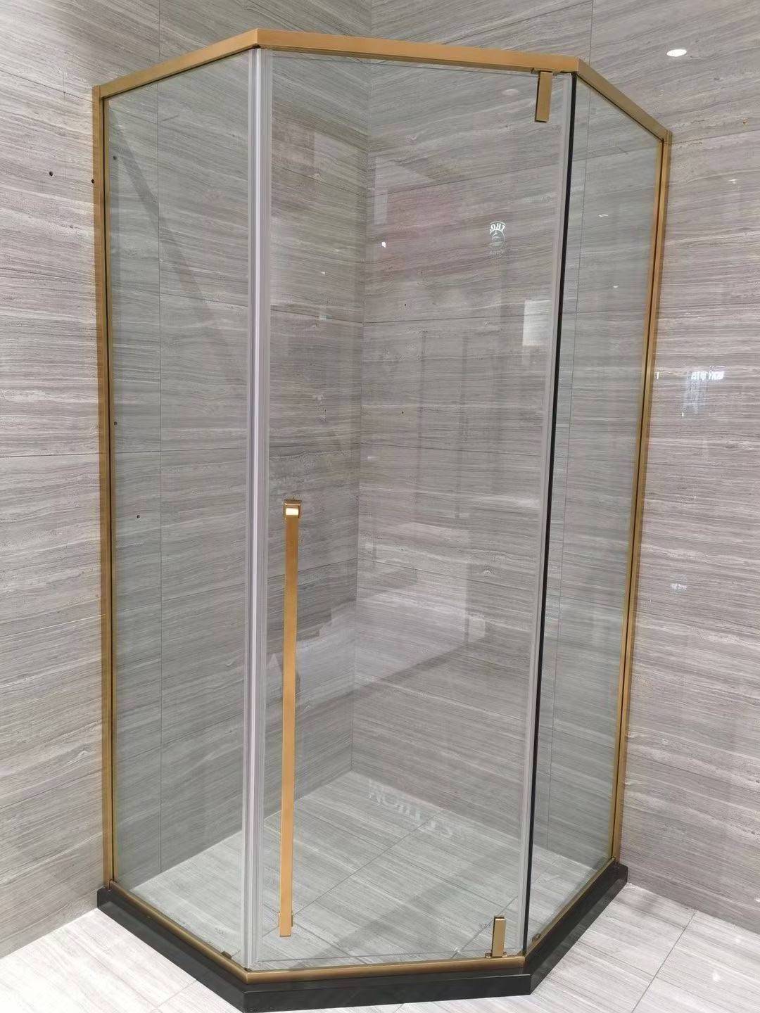 Latest Framed Tempered Glass Shower Room With Silding Shower Door