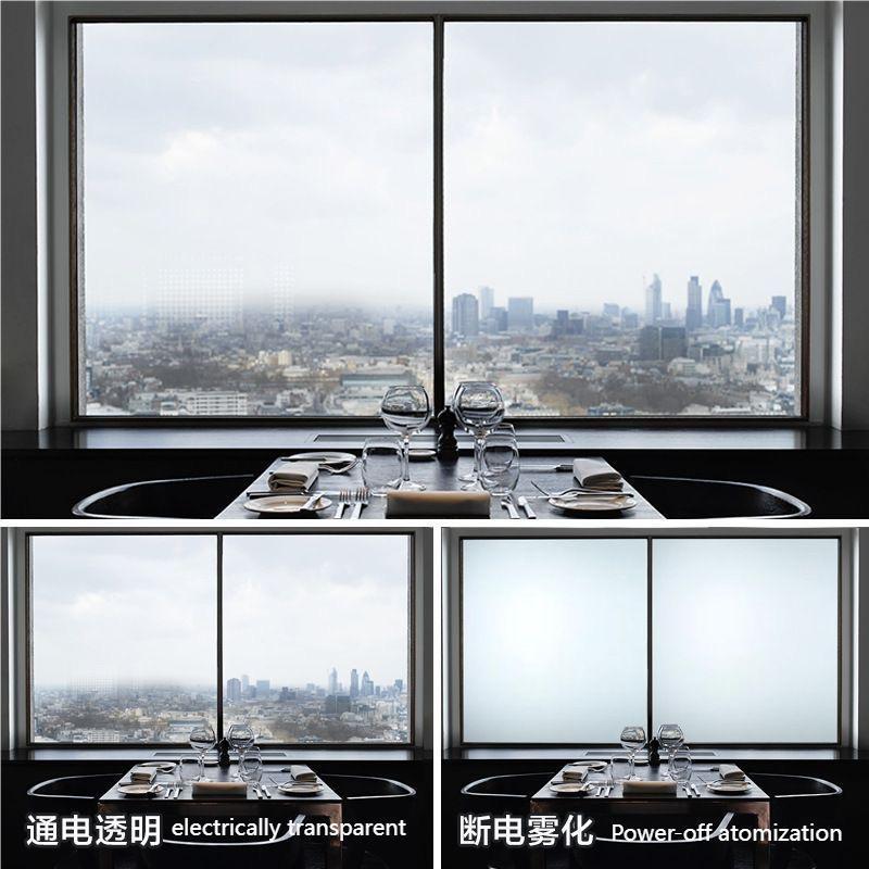 Smart film glass for office Electronic control colour change smart glass film