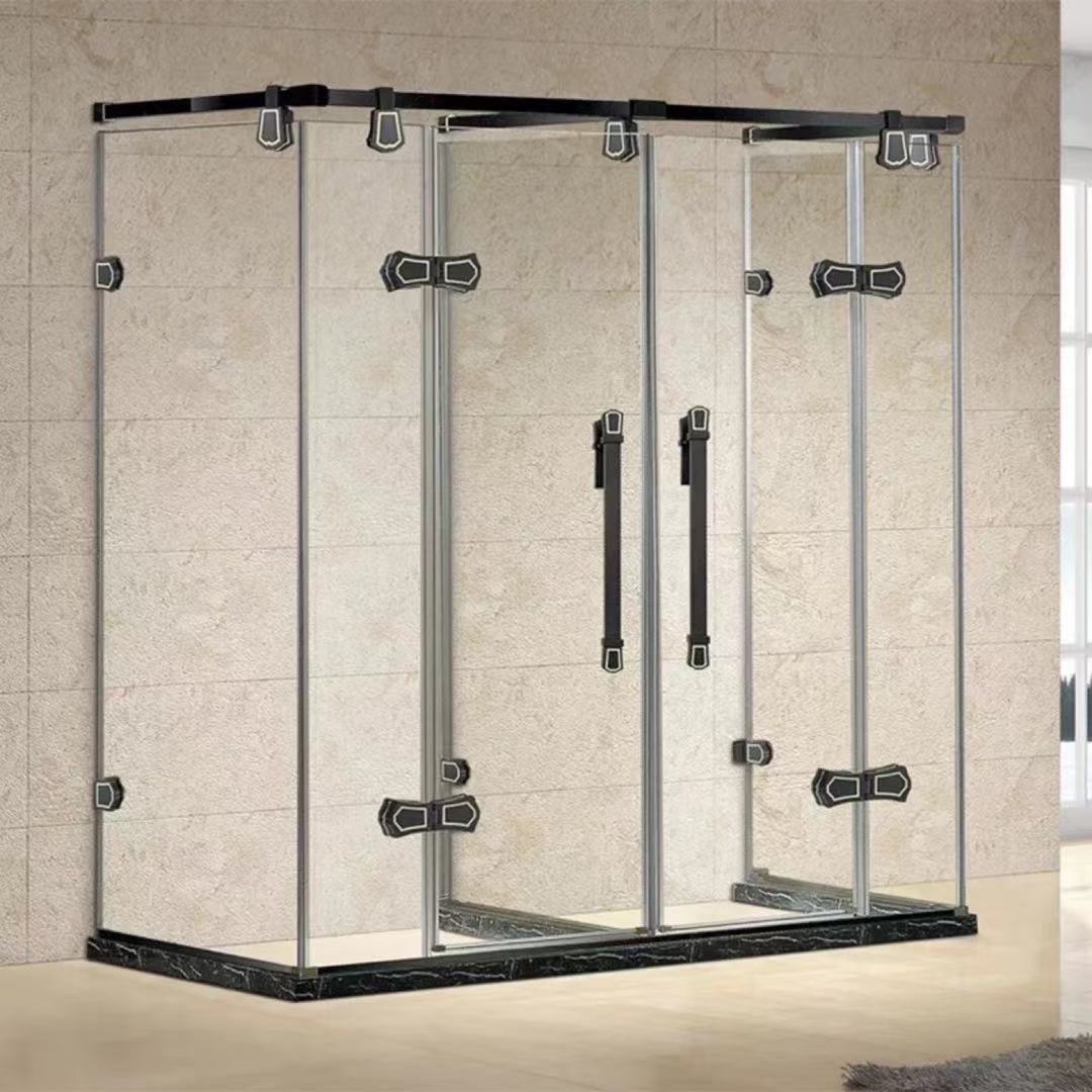 Latest Framed Tempered Glass Shower Room With Silding Shower Door