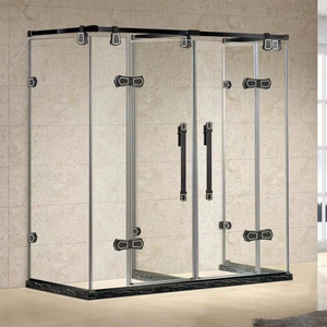 Latest Framed Tempered Glass Shower Room With Silding Shower Door