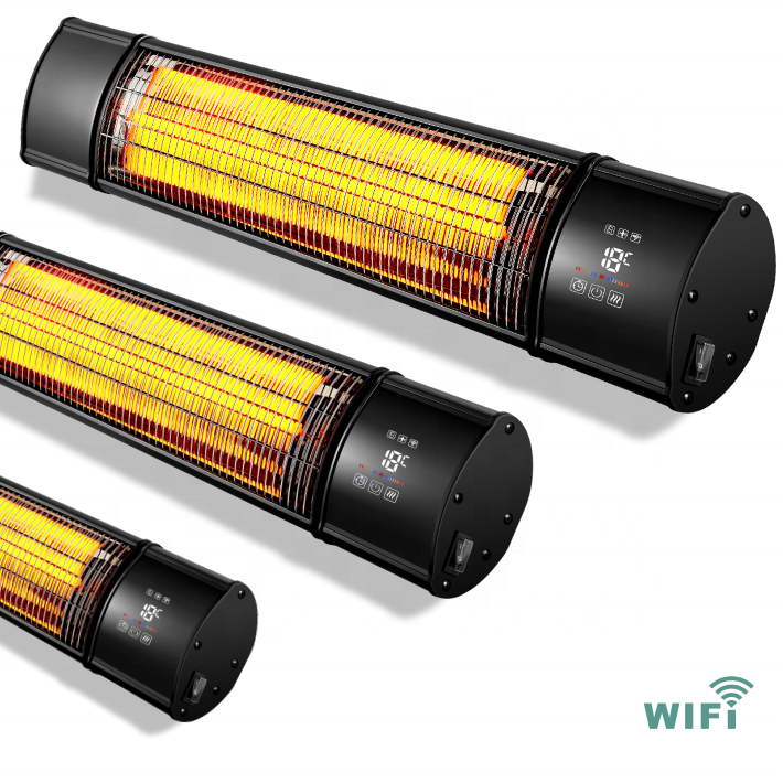 WIFI IR yoga pubs room heaters umbrella infrared patio radiant heater