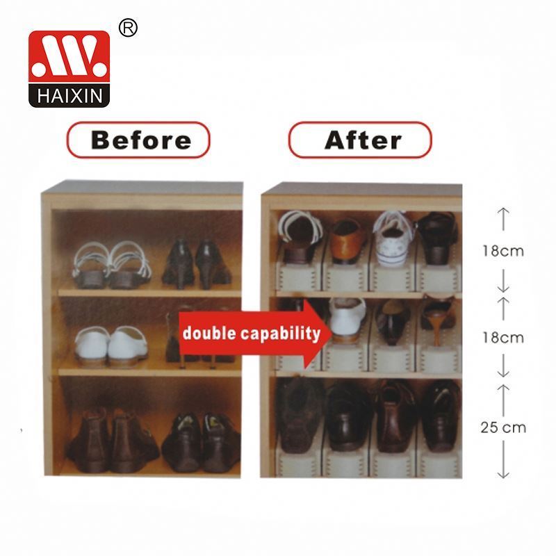 Markdown Sale Modern Design plastic shoe racks for home Style portable shoe rack Japanese Style