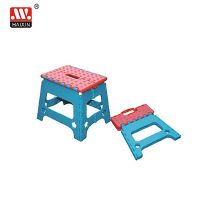 Haixing plastic portable folding step stool/chair for travel fishing camping