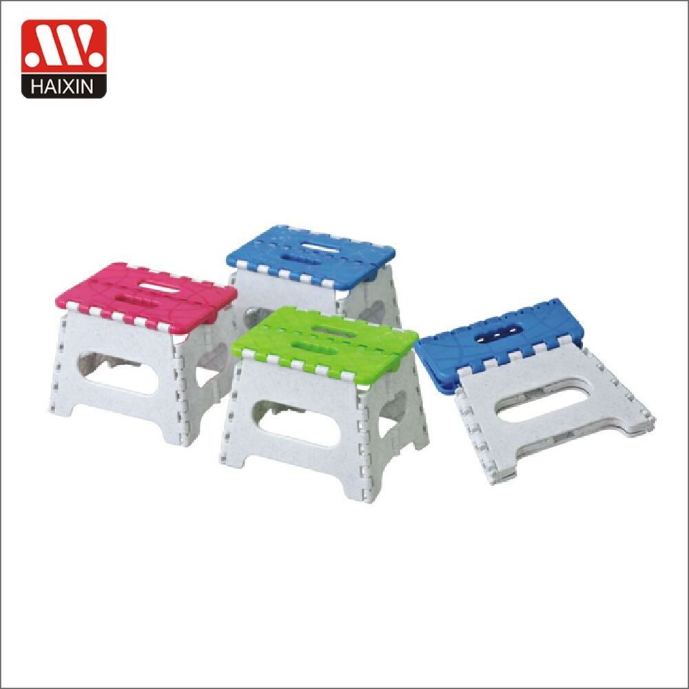 Haixing plastic portable folding step stool/chair for travel fishing camping