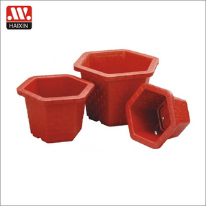 Wholesale small plastic decorative balcony and wall mounted flower stand pots