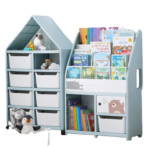 BS-20081 living room cabinets children toy shelf kids toys organizer