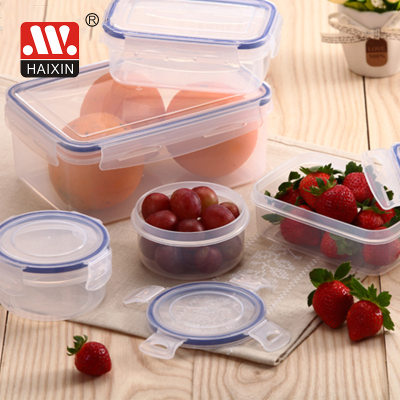 Hot sale BPA Free plastic food storage containers with locks