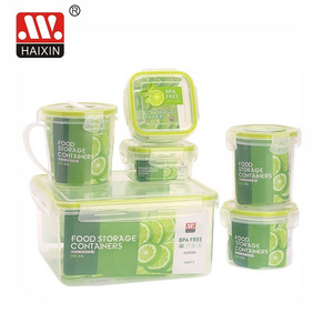 Hot sale BPA Free plastic food storage containers with locks