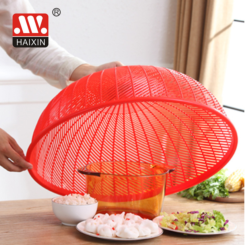 Eco-friendly Factory Price Pop Up Umbrella Plastic Table Food Mesh Screen Cover