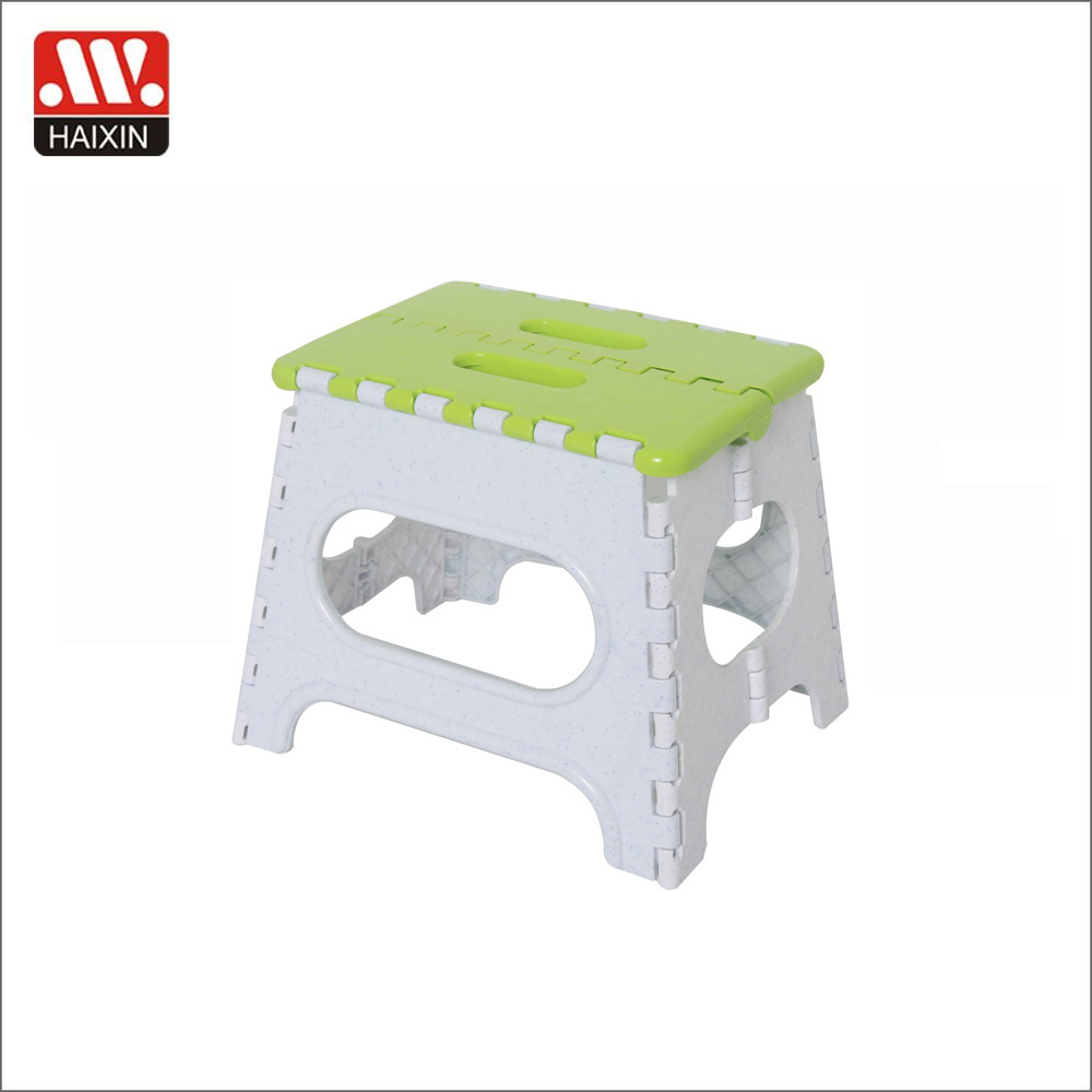 plastic portable folding step stool/chair for travel fishing camping