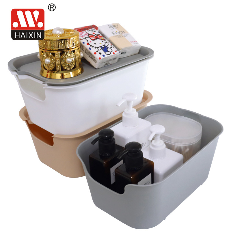 Wholesale china supplier clothing and toys PP container 16.5L storage box plastic with lid for household