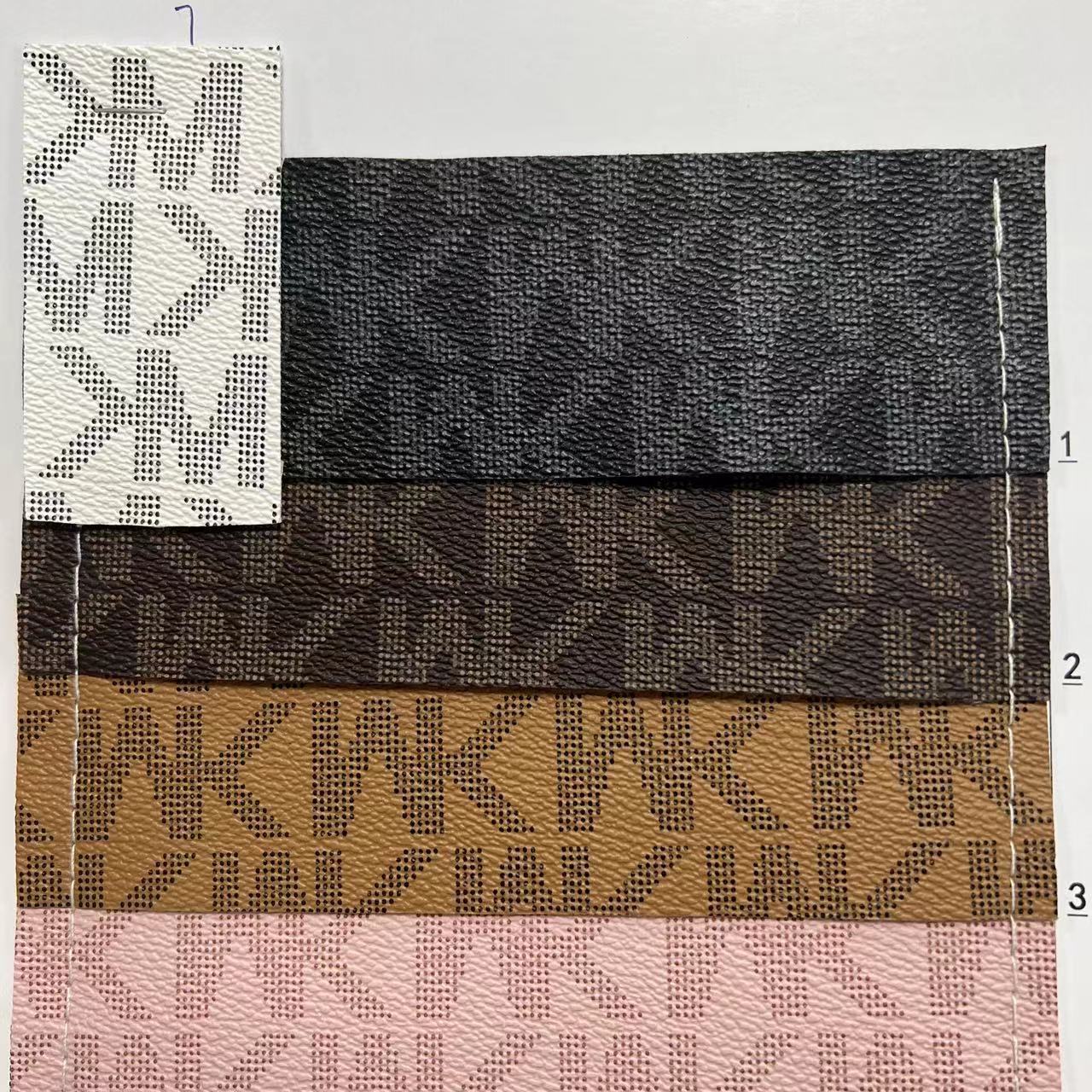 K1728 Designer Faux Leather Fabric Sheet featuring Printed PVC and PU leather, ideal for bag materials