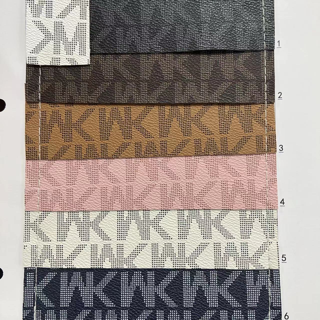 K1728 Designer Faux Leather Fabric Sheet featuring Printed PVC and PU leather, ideal for bag materials