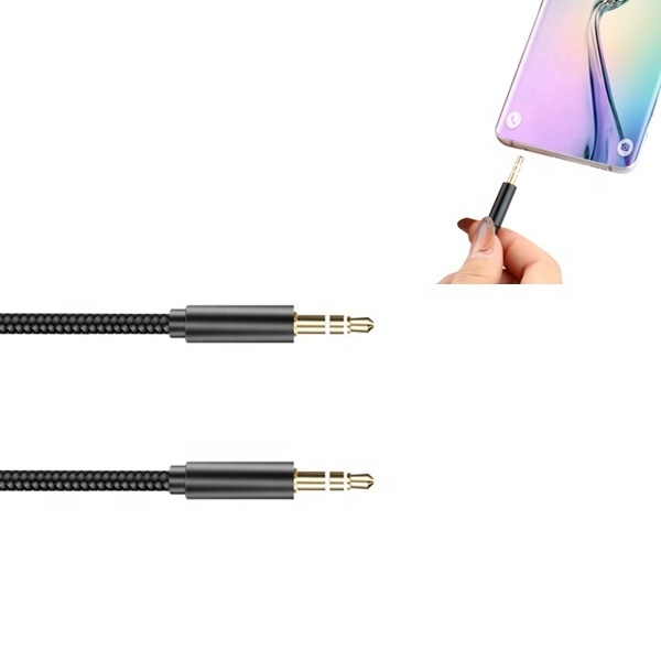 Amazon Best Selling 1M 2M 3M 3.5Mm Aux Cord Headphone Audio Jack Cable Auxiliary Cable 3.5Mm Male To Male Aux Cable