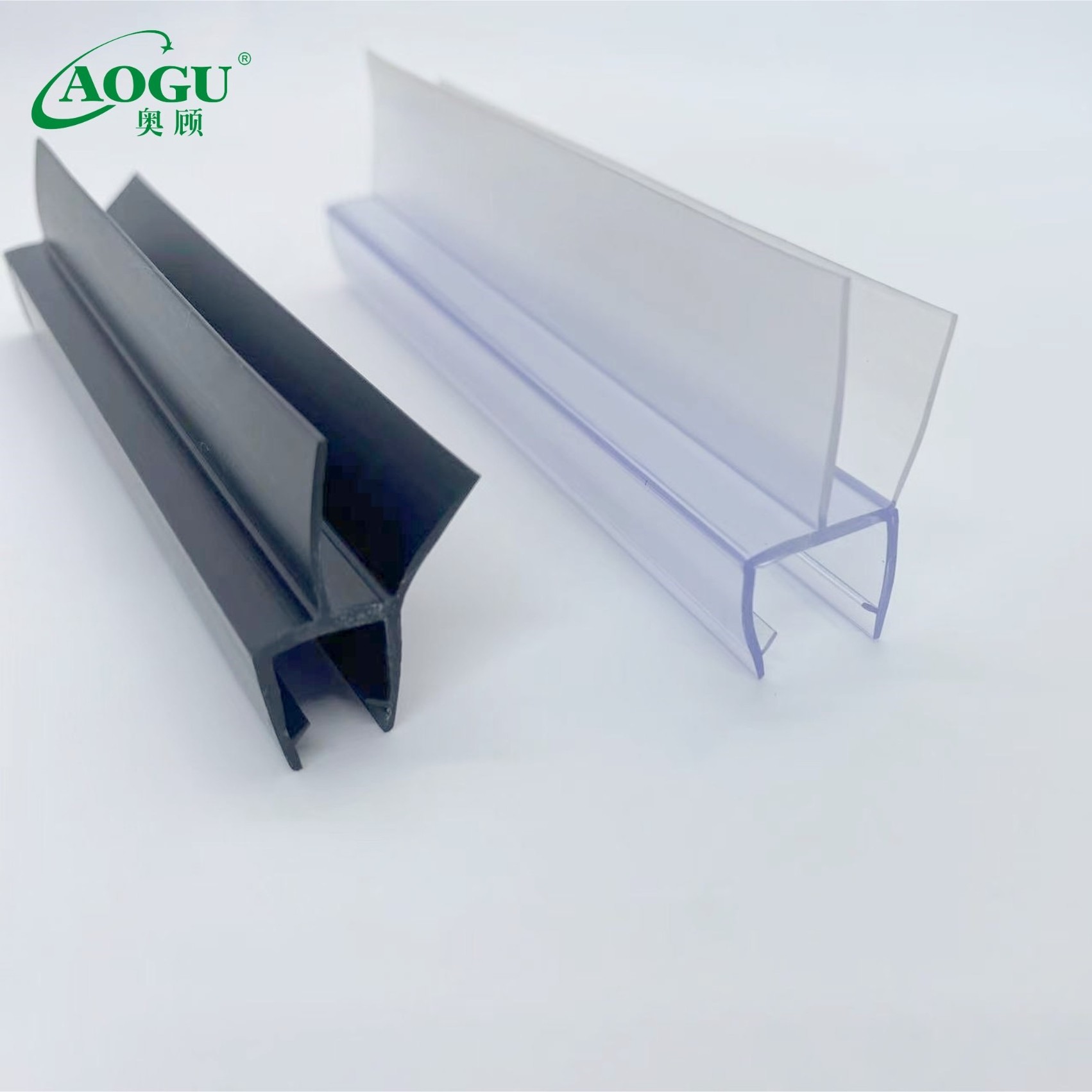 Factory Price Frameless Glass Shower Door Plastic PVC Waterproof Strip Bathroom Bottom Side Sealing Strip