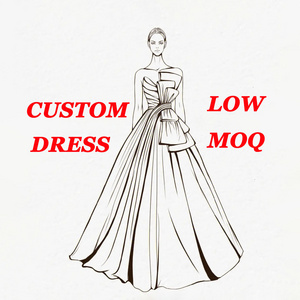 China Oem Brand Logo Small Orders Custom Designer Premium Clothes Manufacturers Y2K Clothing Women Made Dress Custom