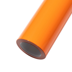 Factory direct sales1.52*17mPET Flame Orange Car Color Changing Film can protect the car original paint vinyl car film