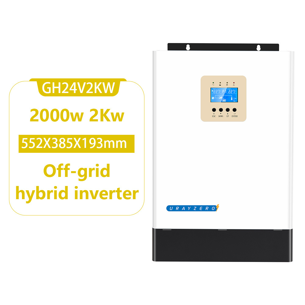 Hot Sales Pure Sine Wave 12V 24V 2000w Off Grid Solar Power Inverter Charger 2kw For Panel Solar Inverter