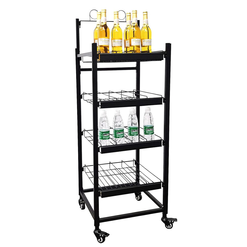 2024 Metal Beverage Pepsi Display Rack For Beverage, Snack And Beverage Display Rack For Retail Store