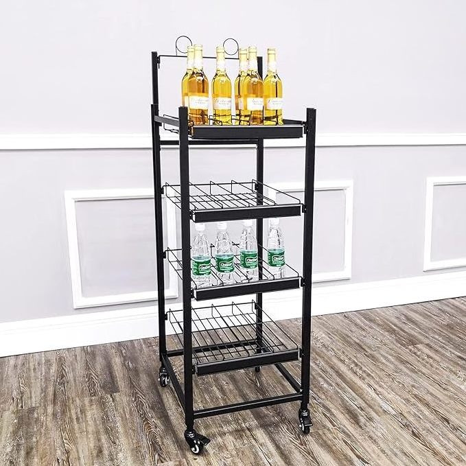 2024 Metal Beverage Pepsi Display Rack For Beverage, Snack And Beverage Display Rack For Retail Store