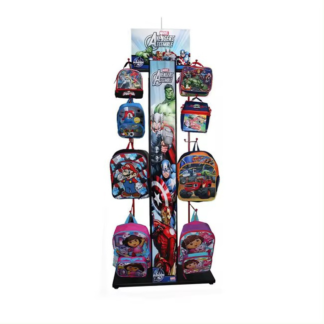 NEW DISPLAY RACKS FOR SCHOOL BAGS, BACKPACK DISPLAY RACK For Retail Store