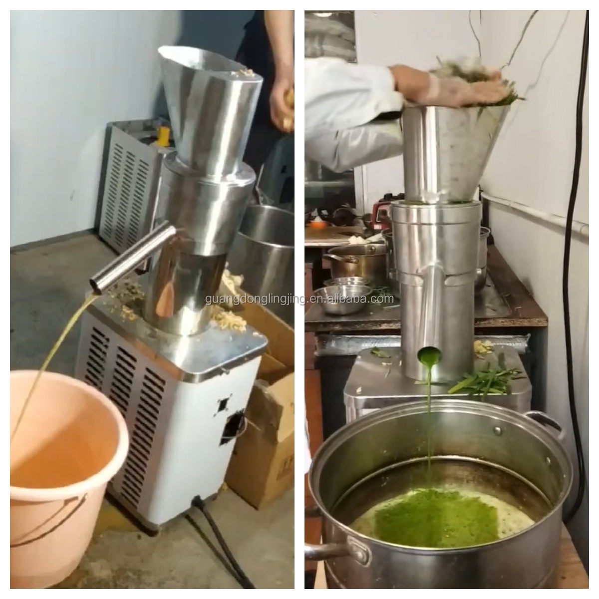 4000w Industrial Hard Fiber Vegetables Ginger Turmeric Wheat Grass Cold Press Slow All Stainless Steel Commercial Juicer Machine