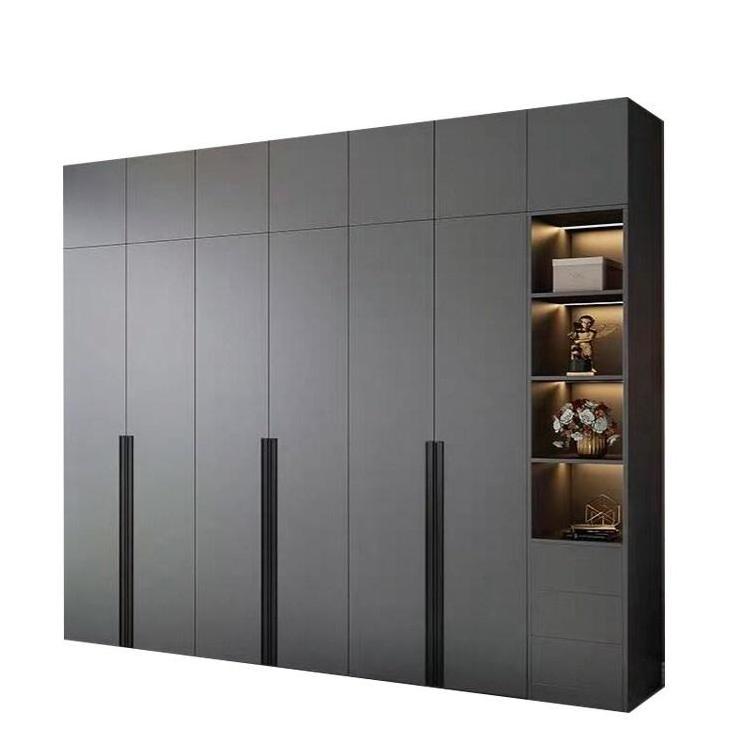 MOONTOP Factory supply new wardrobe design for 2022  glass door  almario wardrobe closet cabinet