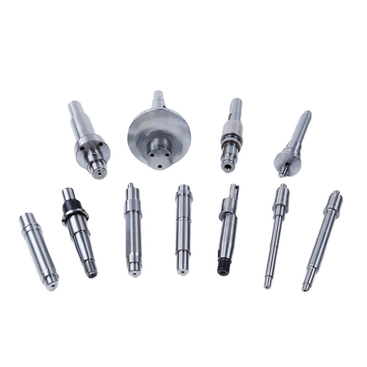 China Supplier Oem Custom Machining Precision Metal Stainless Steel Shaft Gear Main Spindle Motor Eccentric Shaft