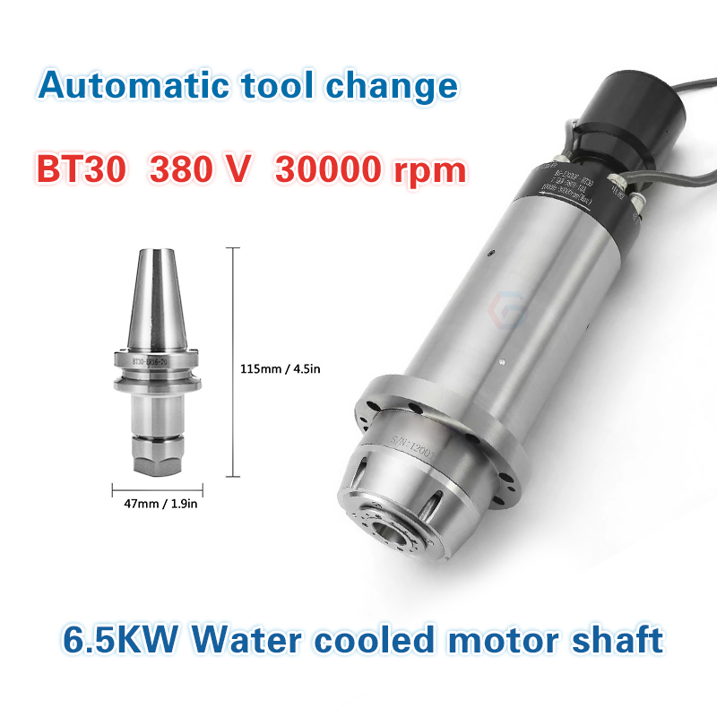 bt30 spindle electric 30000 rpm atc cnc machine spindle for Machine tool processing equipment