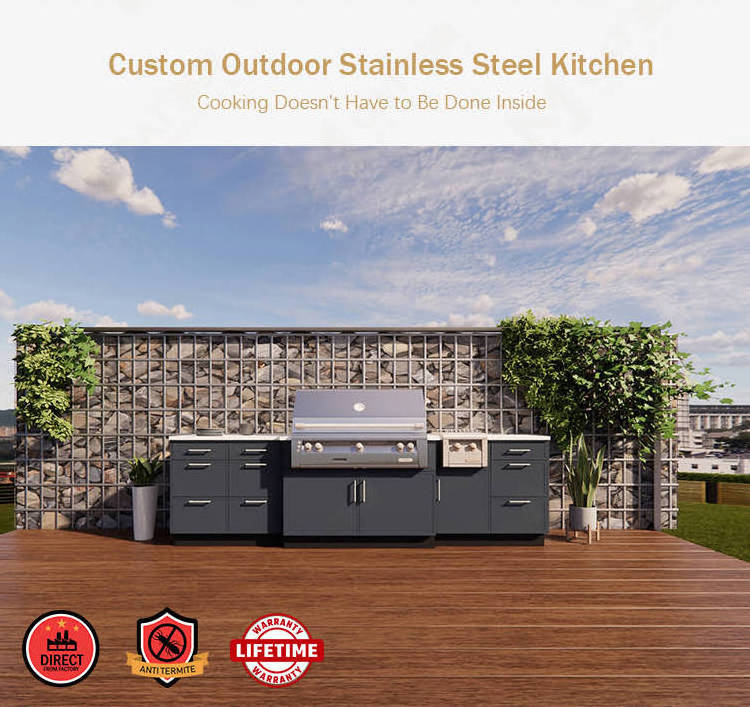 OAT 30 Years Warranty 316 stainless steel outdoor kitchen