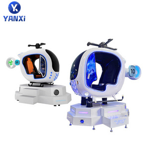 Kids VR Game Machine Aircraft Game VR Park Fighter Operation Equipment Helicopter 9d VR Games Virtual Reality