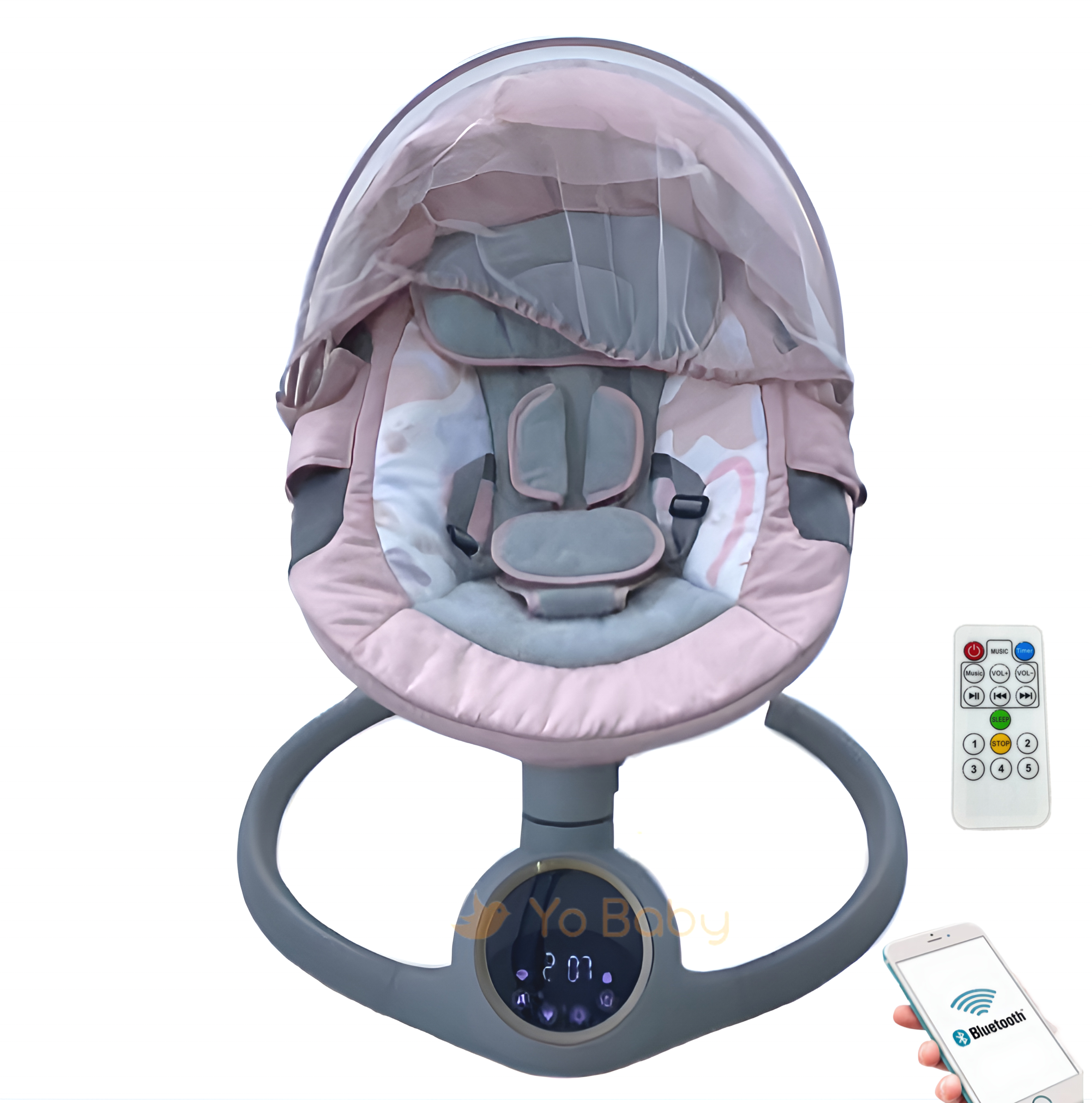 New Born Baby Swing Bouncer Automatic Electric Nursing Rocker Baby bassinet