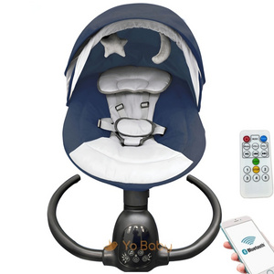 Portable Baby Swing for Newborn Electric Baby Rocking Chair with Lullabies