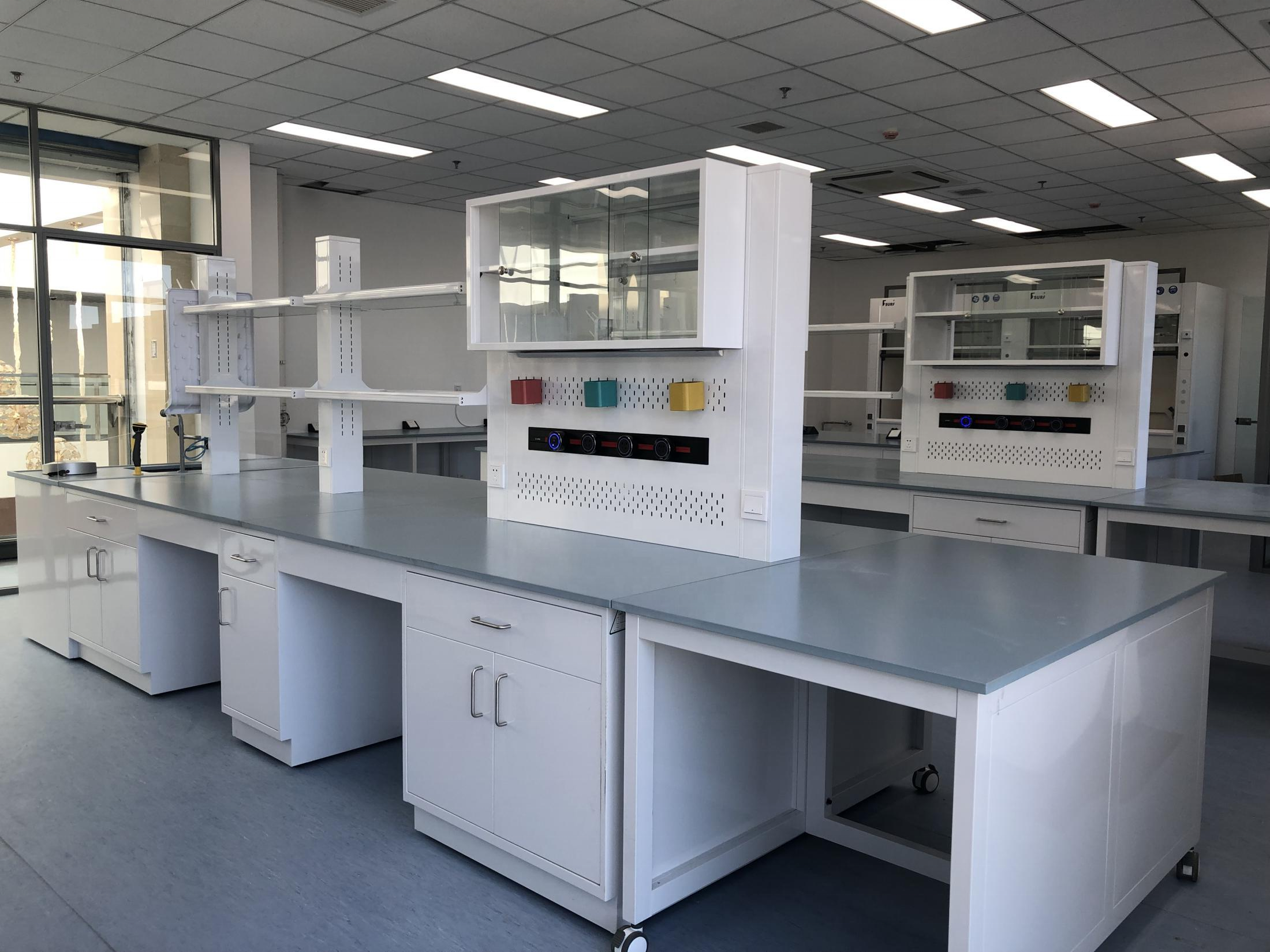 Laboratory Furniture All Steel Bench Laboratory Physical Chemistry Desk Lab Table Hospital /Schools/ Chemical Pant/ Workshop