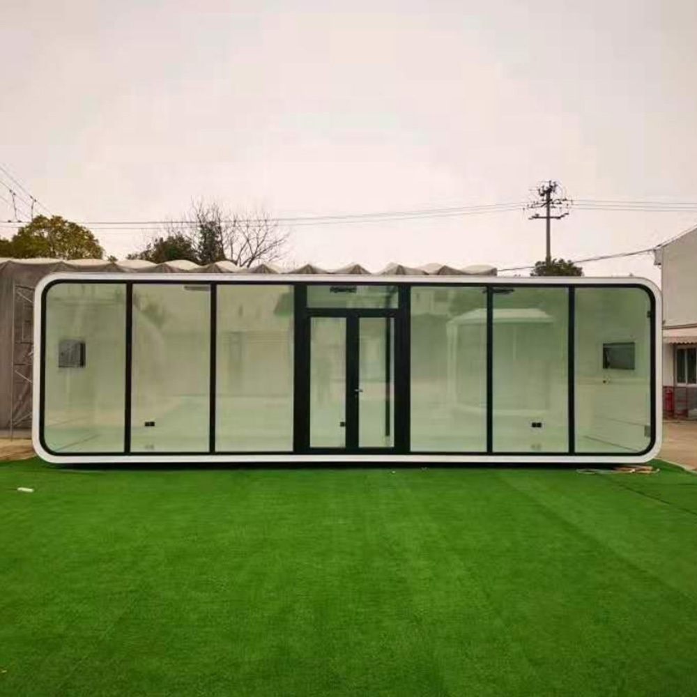 Factory Direct Supply Cheap Tiny Houses Container Office Prefab Houses Easy Assemble Prefabricated Glass House