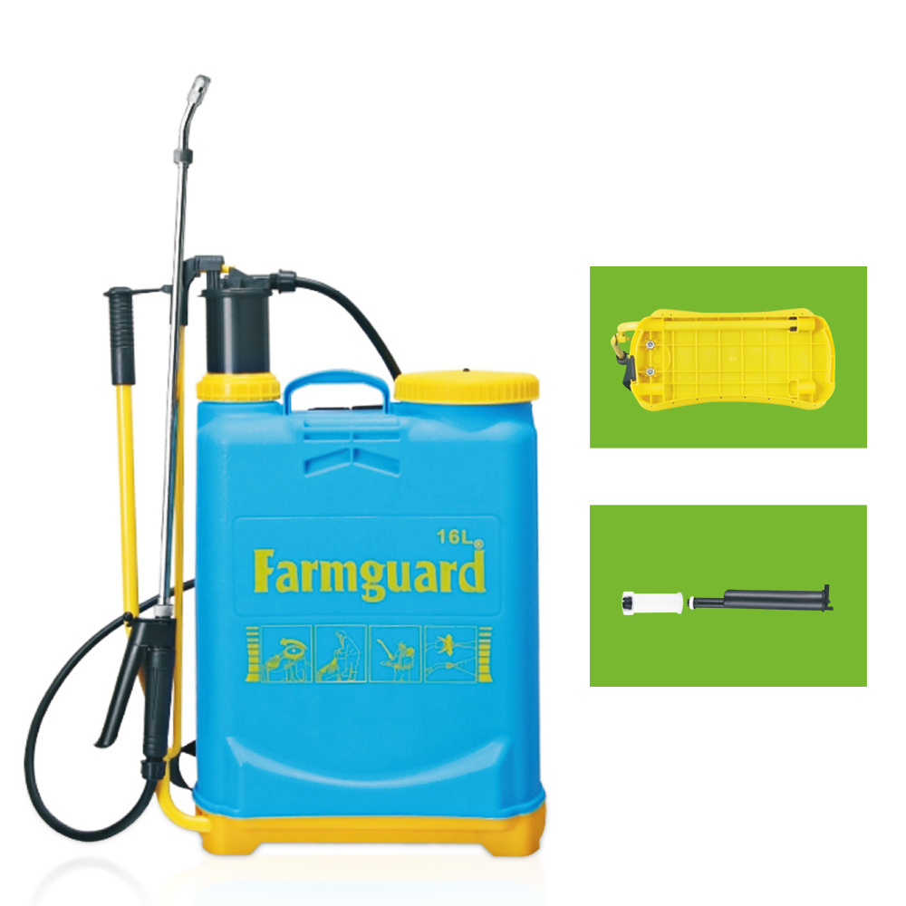 Agricultural Factory Farmguard 16L Knapsack Manual Backpack Pressure Pump Hand Knapsack Sprayer