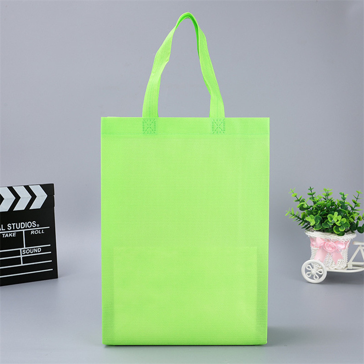 biodegradable reusable non woven gift shopping bag non-woven fabric PP foldable handle bag