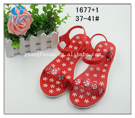 Wholesale Charming Plastic Sandals shoes Women 2017