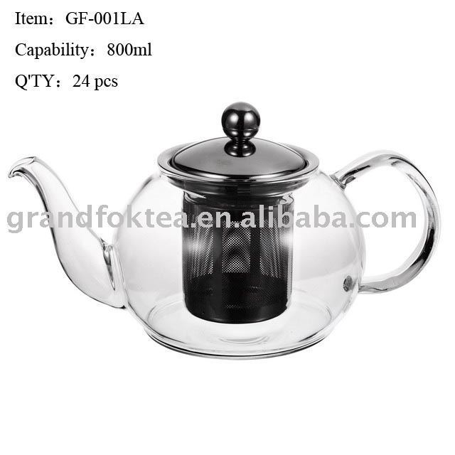 New Design Hotsy Large Capacity Glass Teapot GF-001LA