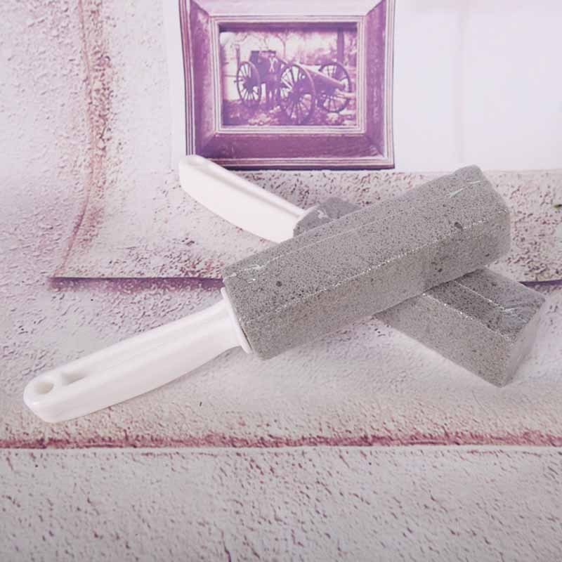 Bathroom toilet bowl ring remover cleaning porcelain pumice stone toilet brush with handle