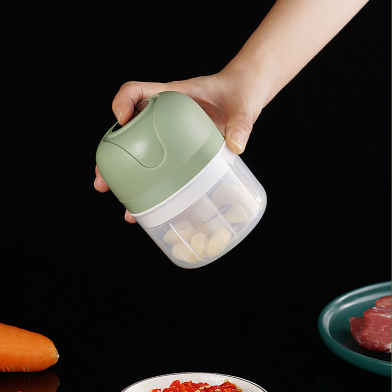 USB rechargeable garlic masher mini electric wireless chili meat grinder household portable small vegetable meat chopper